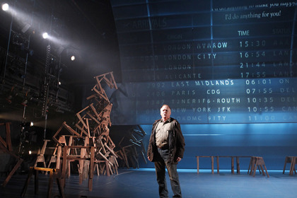 Production still for "The Riders". Barry Ryan as Scully. Photographer: Jeff Busby