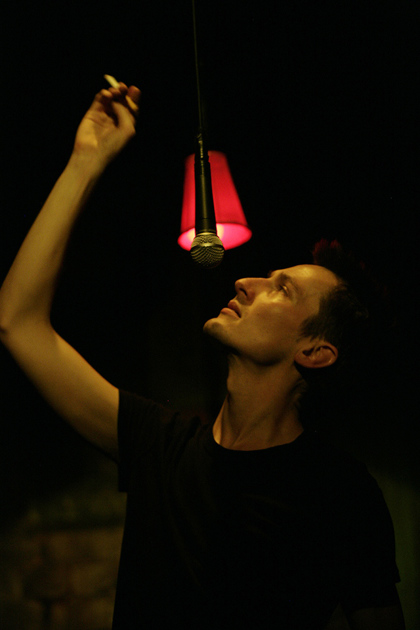 Production still for "Autobiography of Red". Luke Mullins. Photographer: Jeff Busby