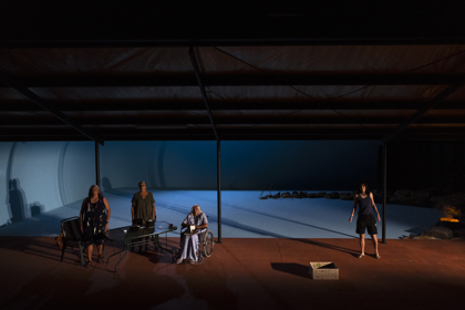 Production photography by Pia Johnson / Featuring the cast of BLACK LIGHT. 