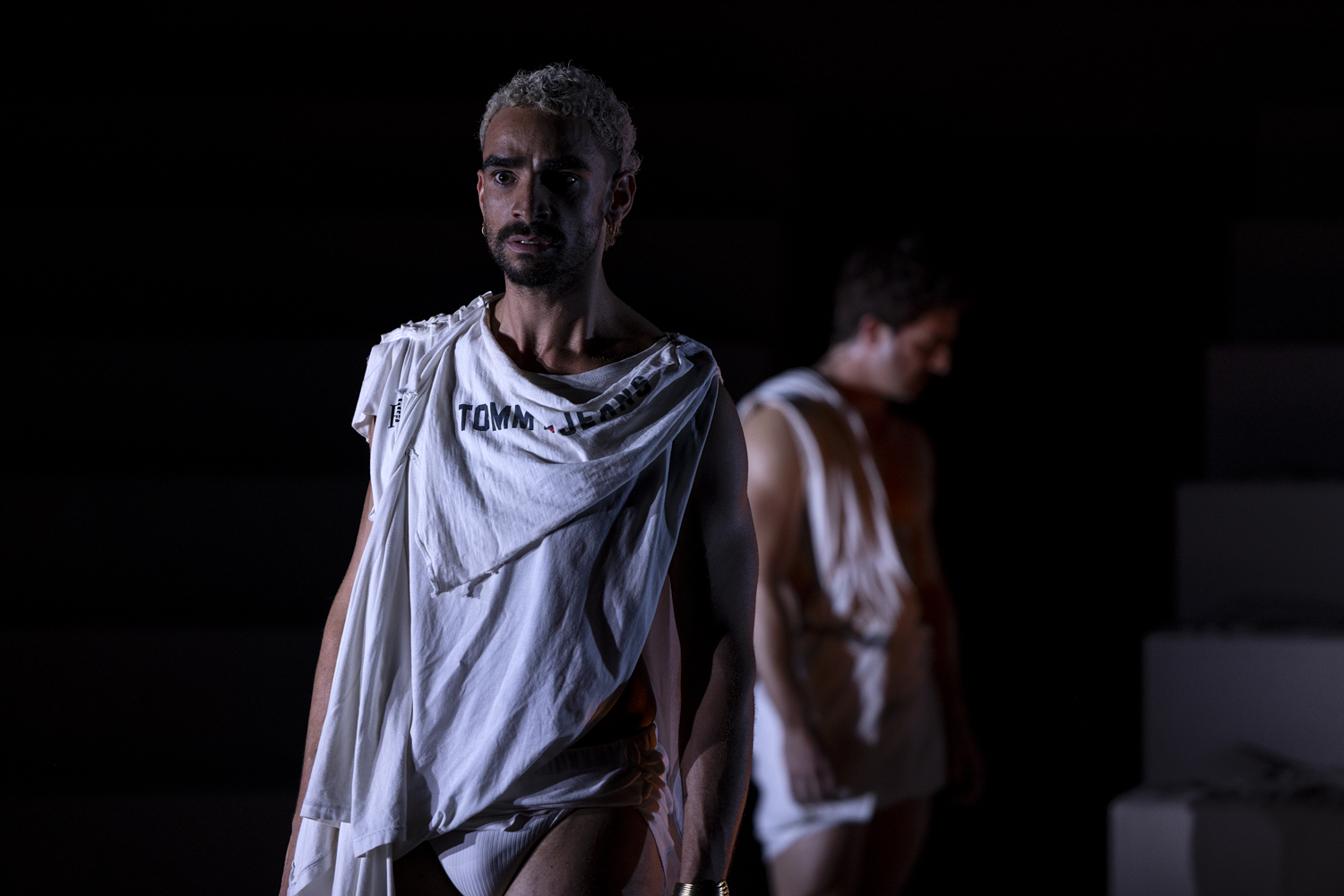 Production photography from TROY (2025) / Photographer: Pia Johnson / Featuring: Lyndon Watts & Danny Ball