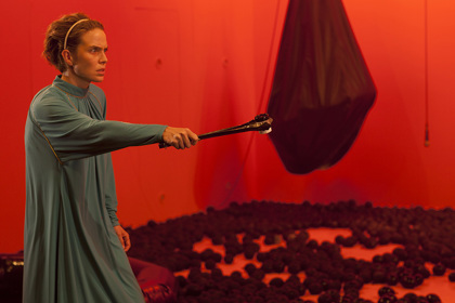 Production still for "Frankenstein". Dana Miltins. Photographer: Guy Little