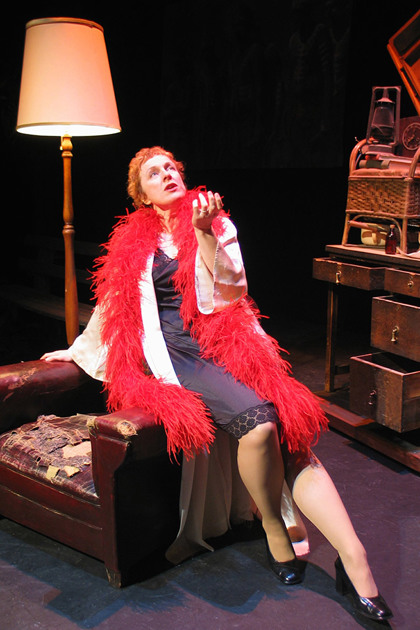 Publicity still for the 2004 tour of "Ruby Moon". Heather Bolton. Photographer: Chris Howard