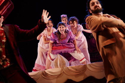 Production photography by Simon Fazio / Featuring Laura Aldous, Anna Louey, Elizabeth Brennan & Emily Carr