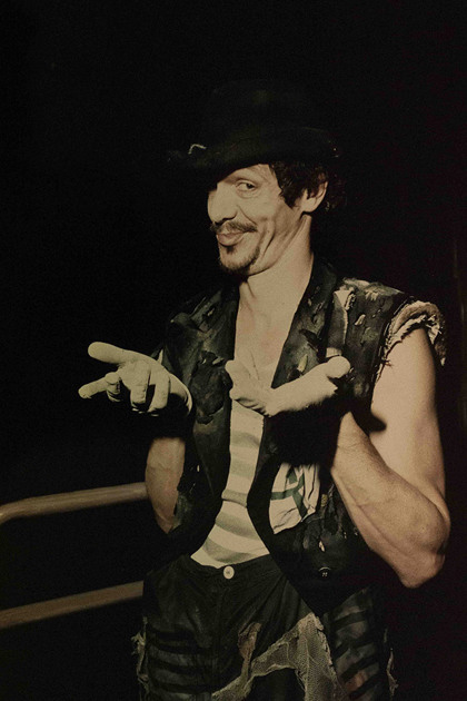 Publicity still for "Scapin". Stan Kouros. Photographer: David B. Simmonds