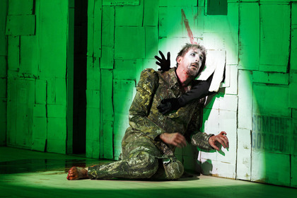 Production still for "Black Rider: The Casting of the Magic Bullets". Kanen Breen. Photographer: Pia Johnson