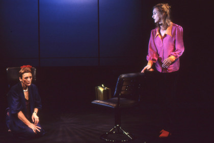 Production still for "Love Child". L-R: Sue Ingleton as Anna, Natasha Herbert as Billie. Photographer: Jeff Busby