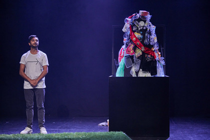 Production still for "Atomic". Rohan Mirchandaney. Photographer: Tim Grey