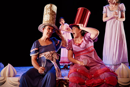 Production photography by Simon Fazio / Featuring Syd Brisbane & Laura Aldous