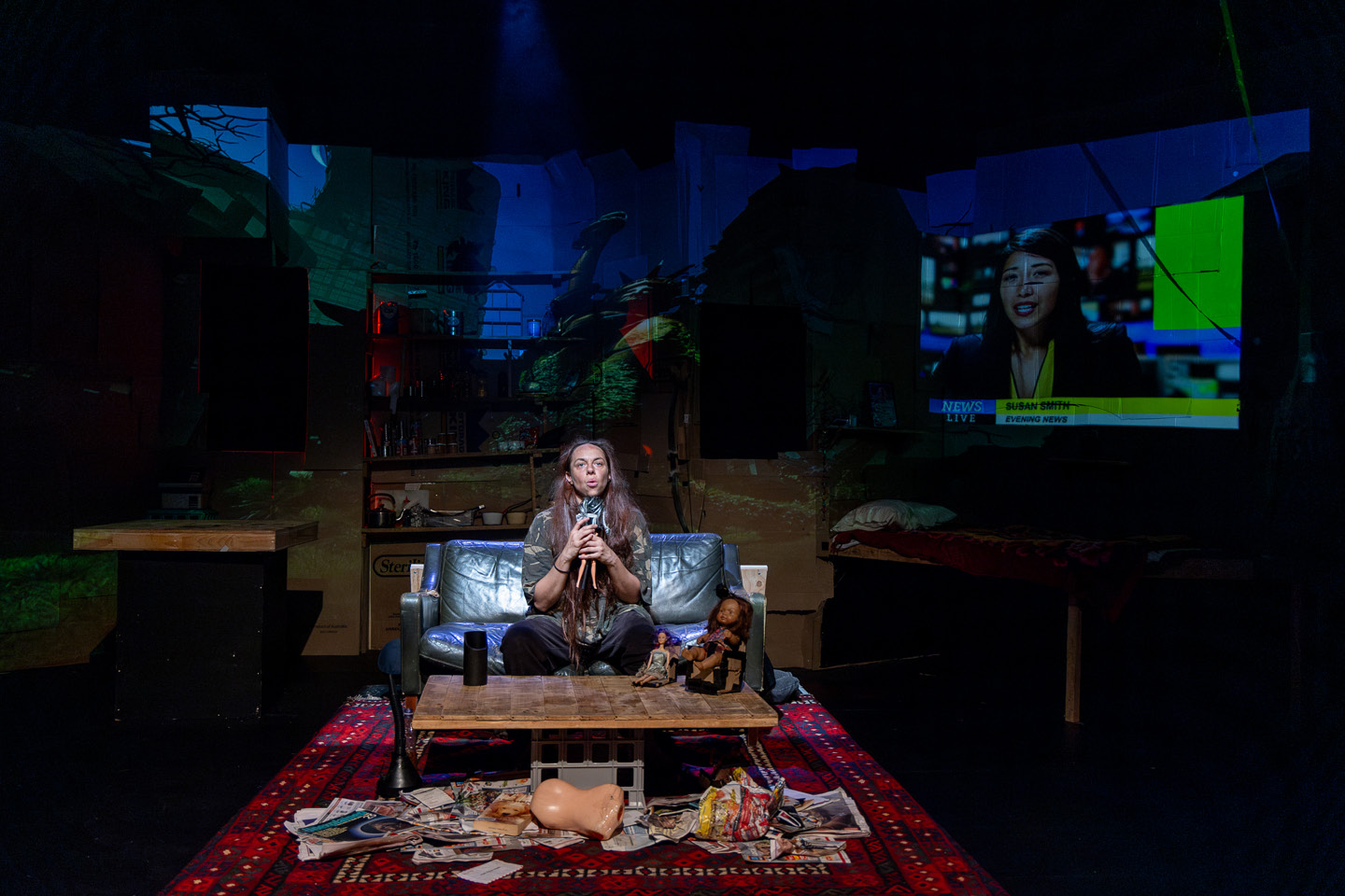 Production still for the 2023 Season of 'Chase' In photo: Carly Sheppard. Photographer: Jacinta Keefe