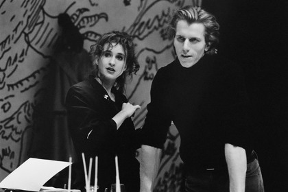 Production still for "Wolf". L-R: Natasha Herbert, Mark Pegler. Photographer: Jeff Busby