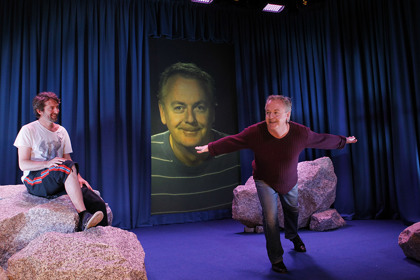 Production still for "Intimacy". L-R: Paul Lum, Patrick Moffatt. Photographer: Jeff Busby