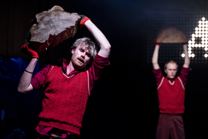 Production photography from The Orchard / Photographer: Pia Johnson / Featuring: Hugo Williams and William Strom