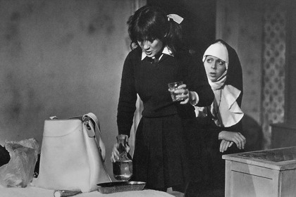 Production still for "Dance for Daddy". Joanne Barker, Gillian Seamer. Photographer: David Parker