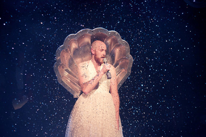 Production still for "Schmaltz". Josh Price. Photographer: JB Knibbs