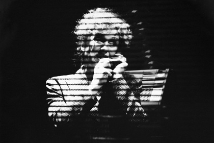 Production still for "Speaking in Tongues". Heather Bolton. Photographer: Jim Hooper