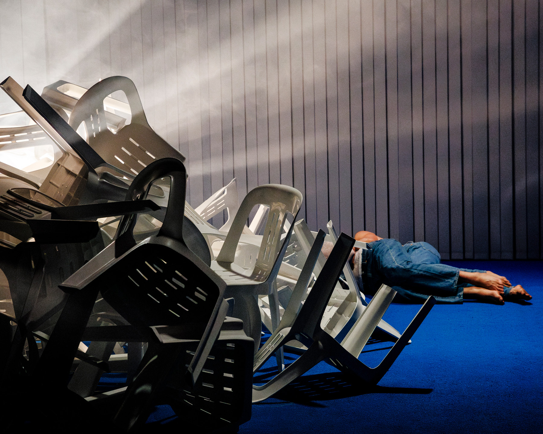 Production Photography from Homo Pentecostus (2024). Photographer: Gianna Rizzo. In photograph: Joel Bray and Peter Paltos.