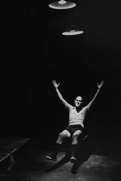 Production still for "Ball Boys". Cliff Ellen as Rupert. Photographer: Jeff Busby