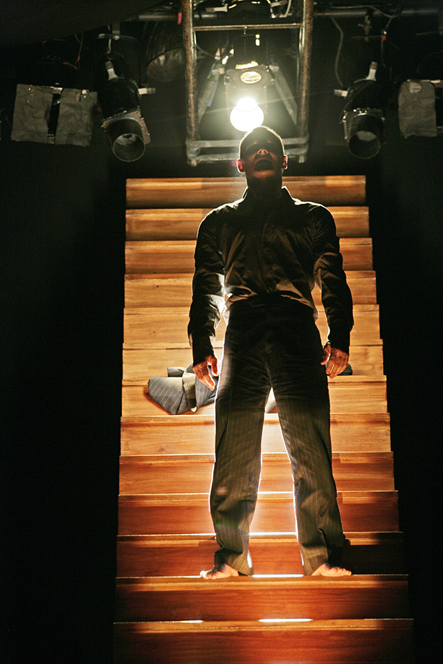 Production still "The Tell-Tale Heart". Martin Niedermair. Photographer: Jeff Busby