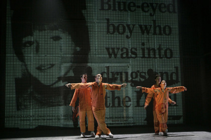 Production still for Melbourne season of "Honour Bound". Photographer: Jeff Busby