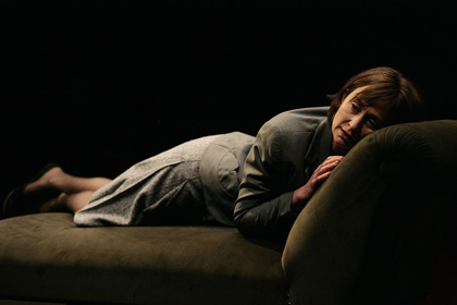 Production still for "La Douleur". Caroline Lee. Photographer: Jeff Busby