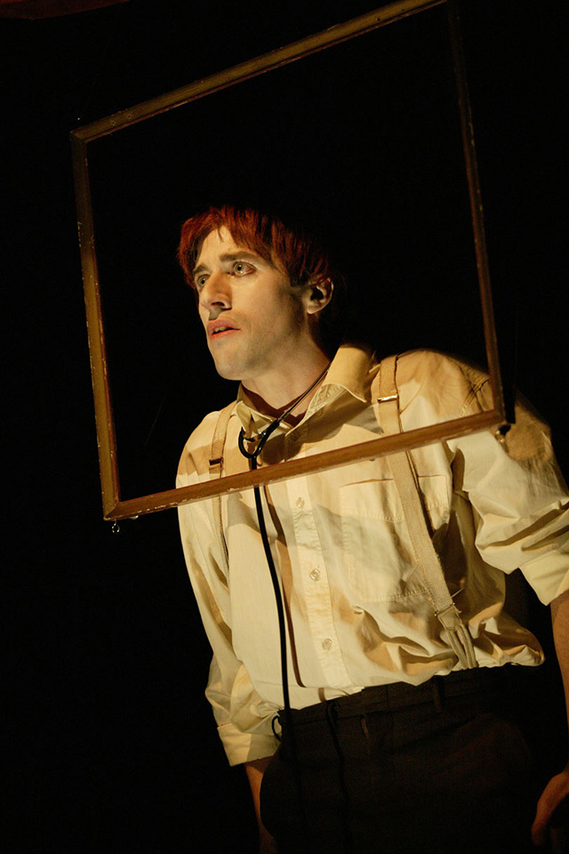 Production still from "The Black Swan of Trespass". Christopher Brown. Photographer: Jeff Busby