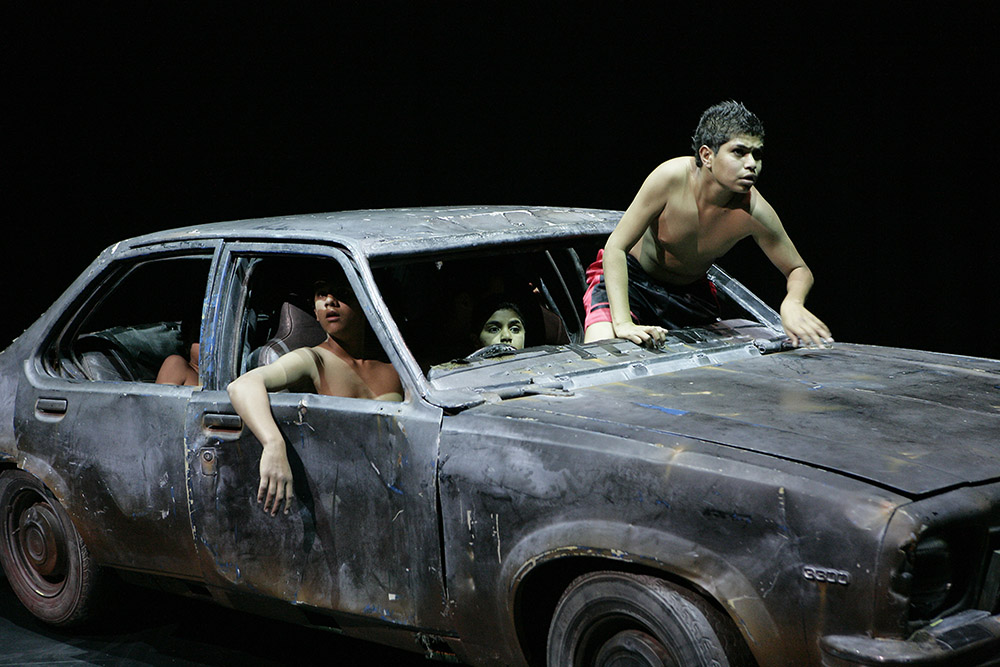 Production still for "Kin". Photographer: Jeff Busby