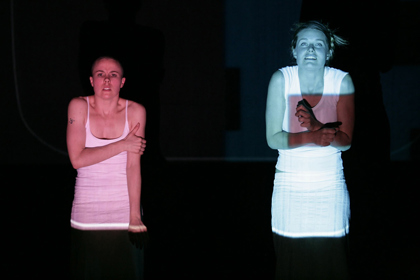 Production still for "Melt". Kirstie McKracken, Stephanie Lake. Photographer: Jeff Busby