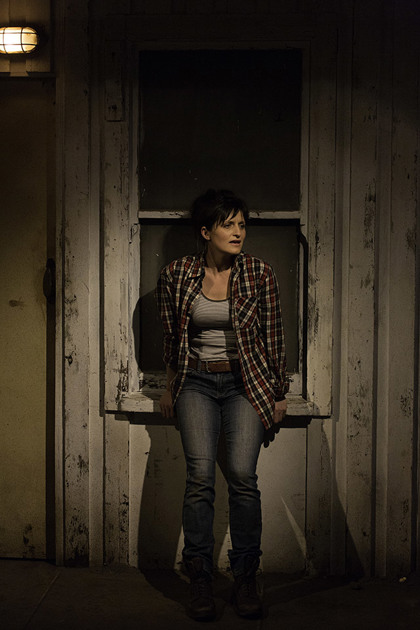 Production still for "Walking into the Bigness". Luisa Hastings Edge. Photographer: Pia Johnson