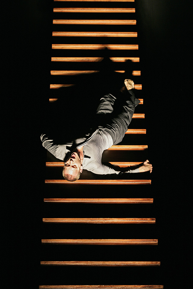 Production still "The Tell-Tale Heart". Martin Niedermair. Photographer: Jeff Busby