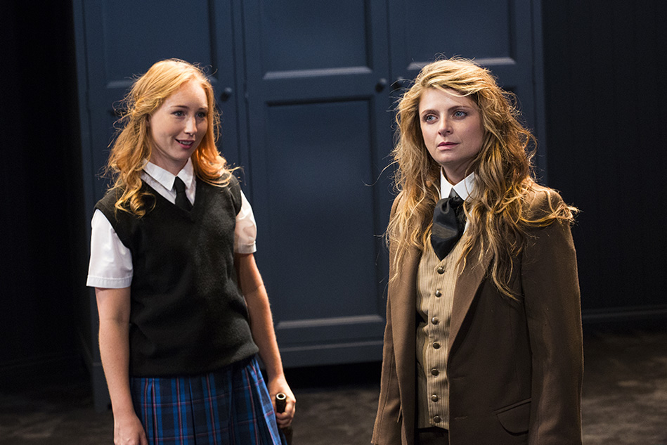 Production still for "Picnic at Hanging Rock". L-R: Harriet Gordon-Anderson, Amber McMahon. Photographer: Pia Johnson