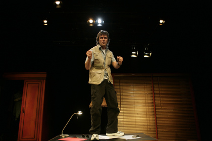 Production still for the return season of "The Pitch". Peter Houghton as Walter Weinermann. Photographer: Jeff Busby