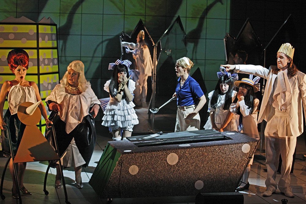 Production still for "Through the Looking Glass". Photographer: Jeff Busby