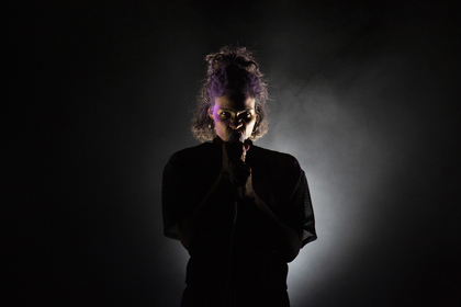 Production still for "Wake in Fright". Zahra Newman. Photographer: Pia Johnson