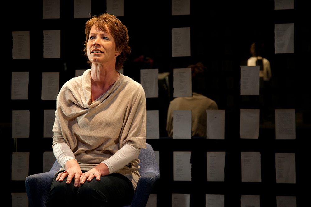 Production still for "Wild Surmise". Jane Montgomery Griffiths as Alex. Photographer: Pia Johnson