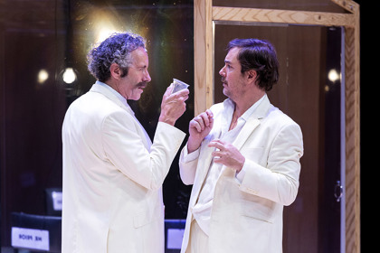 Production still for "Bliss". L-R: Marco Chiappi, Toby Truslove. Photographer: Pia Johnson