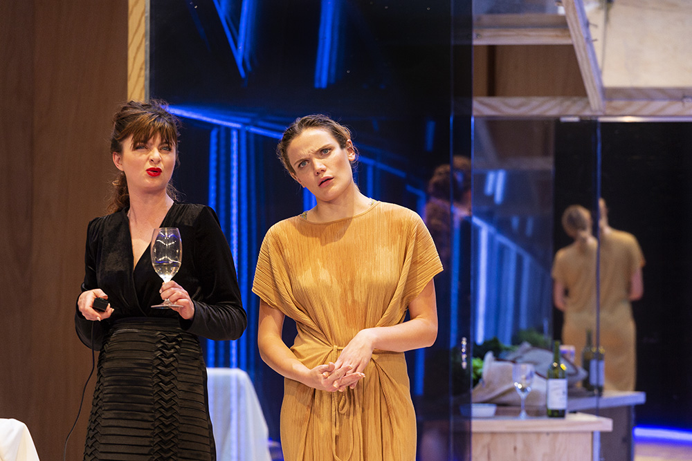 Production still for "Bliss". L-R: Amber McMahon, Anna Samson. Photographer: Pia Johnson