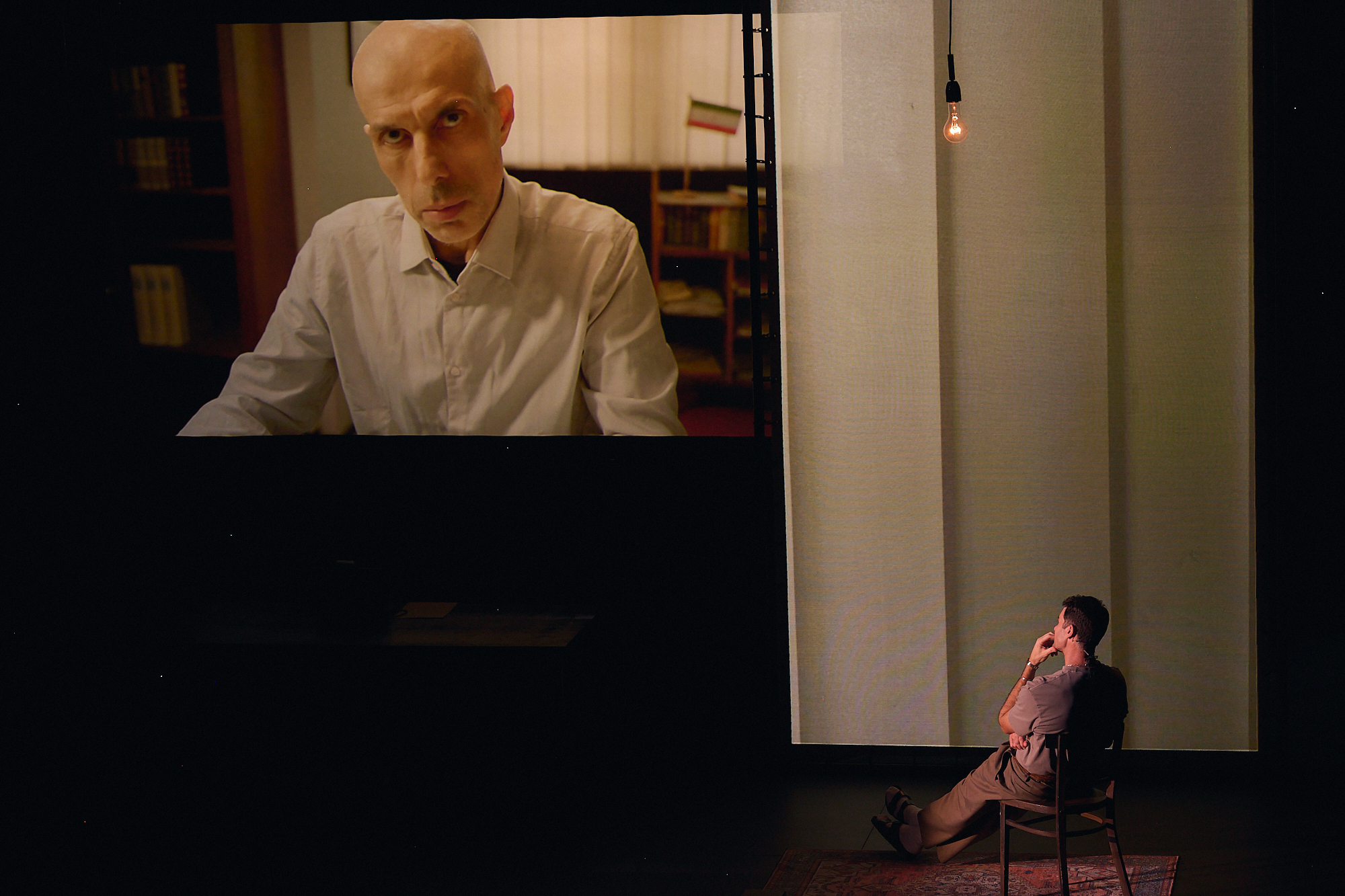 Production photography from ECHO (2025) / Photographer: Eugene Hyland / In photograph: Ben Lawson