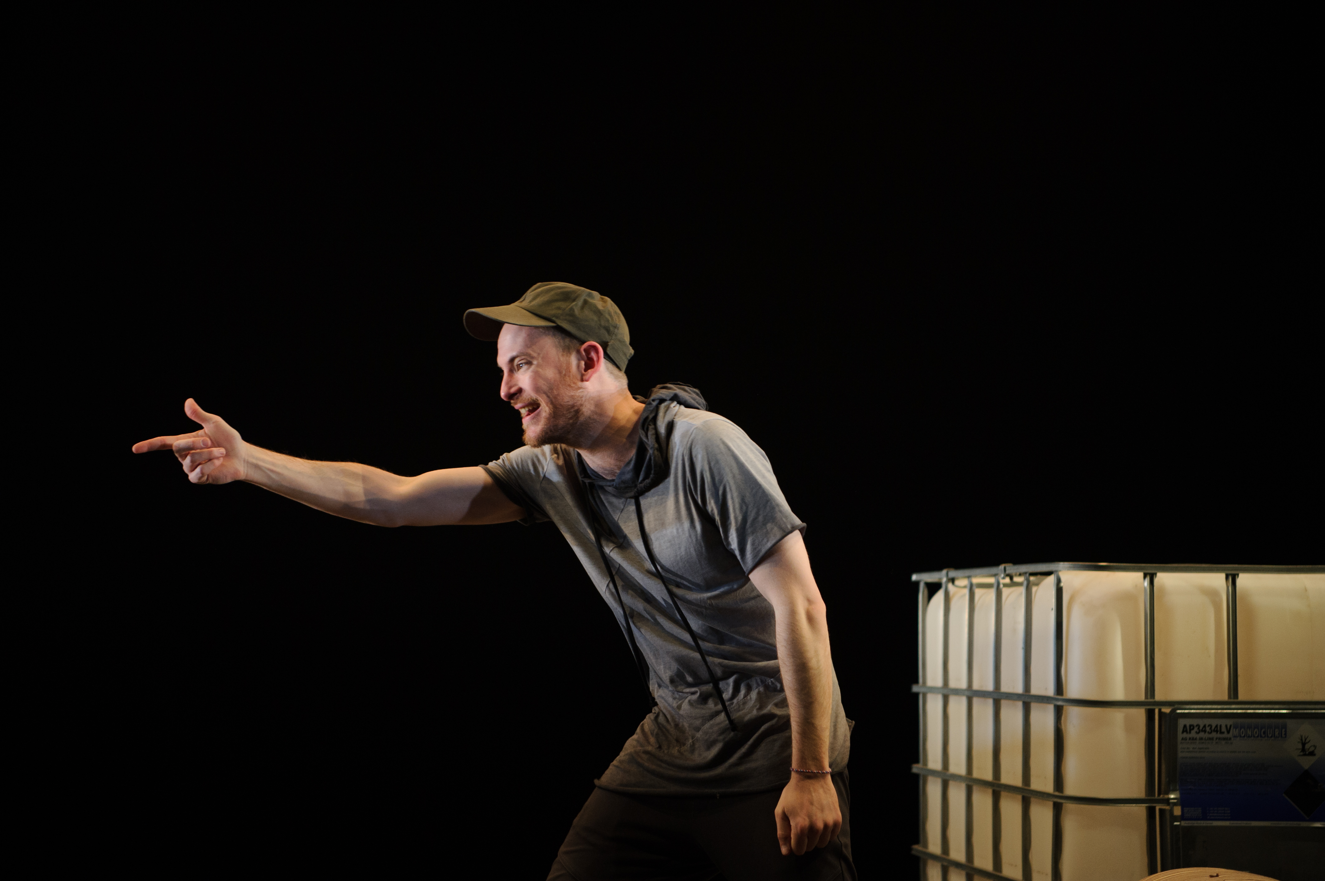 Production still for "Turbine". Paul Ashcroft. Photographer: Sarah Walker