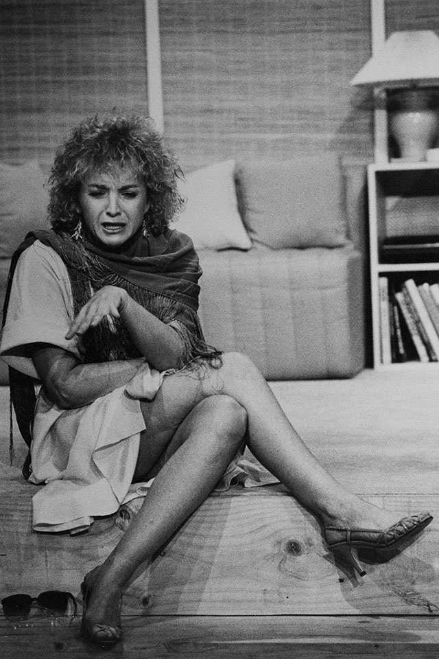 Production still for "The Butterflies of Kalimantan". Sue Jones as Kathy. Photographer: Vikki Driscoll