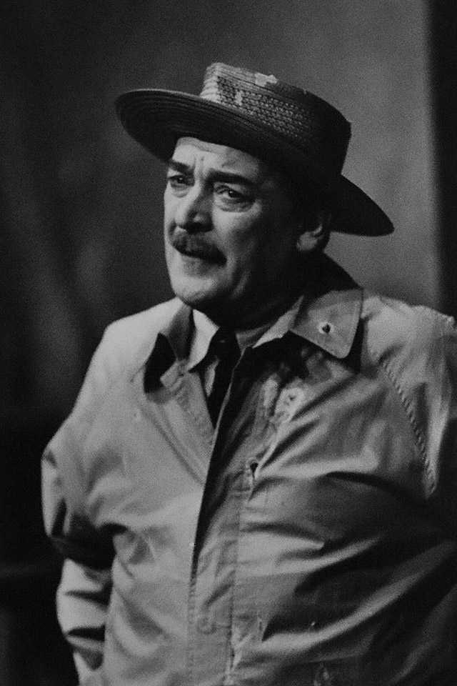 Production still for "The Temple". Tony Hawkins as Sir Thomas Macarthur. Photographer: Jeff Busby