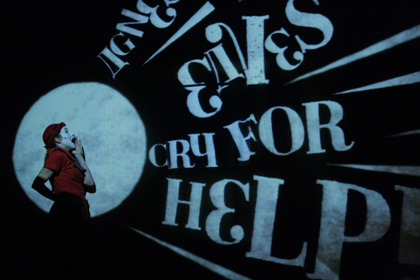 Production still for "The Animals and Children Took to the Streets". Lillian Henley. Photo credit: 1927