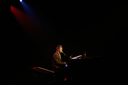 Production still for "Drink Pepsi, Bitch!". Eddie Perfect. Photographer: Jeff Busby