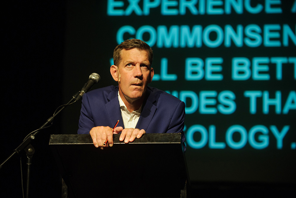 Production still for "I Can't Even...". Rhys Muldoon. Photographer: Sarah Walker