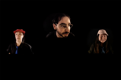 Screenshot from online performance of "Hello, World!"