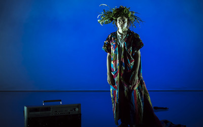 Piece for Person and Ghetto Blaster