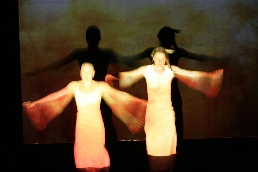 Production still for "Melt". Kirstie McKracken, Stephanie Lake. Photographer: Jeff Busby