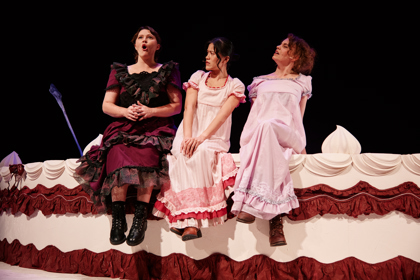 Production photography by Simon Fazio / Featuring Lauren Swain, Anna Louey & Elizabeth Brennan
