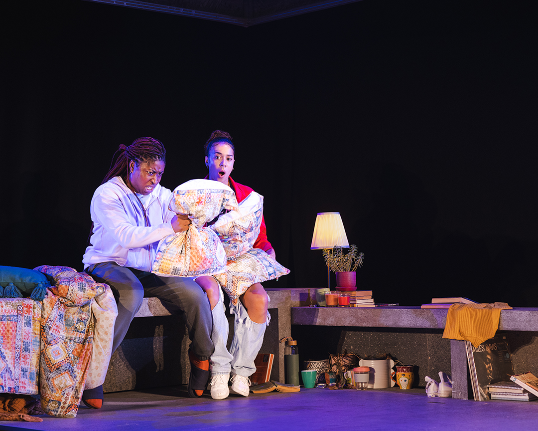 Production still for the 2023 Season of 'seven methods of killing kylie jenner". In photo: Chika Ikogwe and Iolanthe. Photographer: Wani Toa