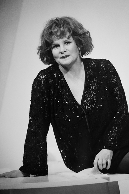 Production still for "Waking Eve". Colette Mann as Evelyn. Photographer: Jeff Busby