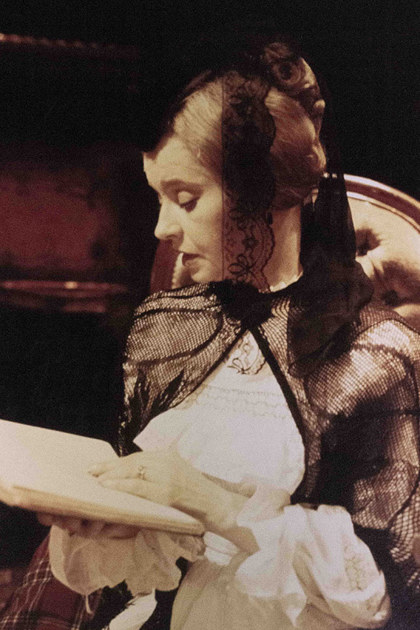 Production still for "An Evening with Queen Victoria". Prunella Scales as Queen Victoria. Photographer: Unknown